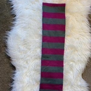 Purple and Grey Scarf